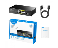 Cudy 10p FS1010P (8x10/100Mbit PoE+, 2x100Mbit) - 1189162 - zdjęcie 4